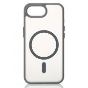 Силиконовый чехол MATTE с поддержкой MagSafe для iPhone 16E titanium black