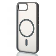 Силиконовый чехол MATTE с поддержкой MagSafe для iPhone 16E titanium black