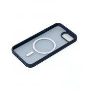 Силиконовый чехол MATTE с поддержкой MagSafe для iPhone 16E dark blue