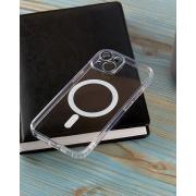Силиконовый чехол MagSafe SHADE PHONE для iPhone 14 прозрачный