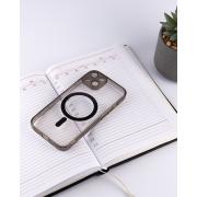 Силиконовый чехол MagSafe SHADE PHONE для iPhone 14 черный