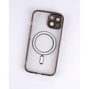Силиконовый чехол MagSafe SHADE PHONE для iPhone 14 черный