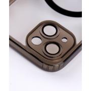 Силиконовый чехол MagSafe SHADE PHONE для iPhone 14 черный