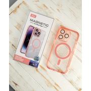 Силиконовый чехол SHADE PHONE с поддержкой MagSafe для iPhone 14 Pro розовый