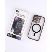 Силиконовый чехол SHADE PHONE с поддержкой MagSafe для iPhone 14 Pro черный