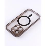 Силиконовый чехол SHADE PHONE с поддержкой MagSafe для iPhone 14 Pro черный