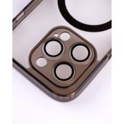 Силиконовый чехол MagSafe SHADE PHONE для iPhone 15 Pro Max черный