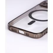 Силиконовый чехол MagSafe SHADE PHONE для iPhone 15 Plus черный