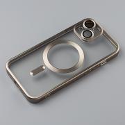 Чохол Shining matte magsafe із захистом камери для iPhone 15 natural titanium