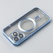 Силиконовый чехол MagSafe SHINING MATTE для iPhone 13 Pro Max sierra blue