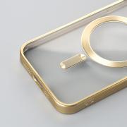 Силиконовый чехол MagSafe SHINING MATTE для iPhone 12 gold