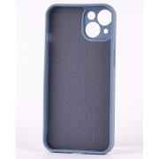 Силиконовый чехол MagSafe SOFT для iPhone 13 серо-синий