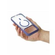 Силиконовый чехол MATTE с поддержкой MagSafe для iPhone 17 Pro Max lavander gray