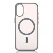 Силиконовый чехол MATTE с поддержкой MagSafe для iPhone 17 titanium black