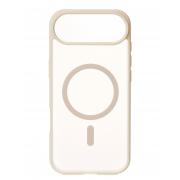 Силиконовый чехол MATTE с поддержкой MagSafe для iPhone 17 AIR antique white