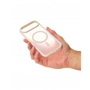 Силиконовый чехол MATTE с поддержкой MagSafe для iPhone 17 AIR antique white