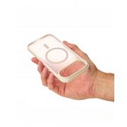 Силиконовый чехол MATTE с поддержкой MagSafe для iPhone 17 AIR antique white