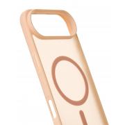 Силиконовый чехол MATTE с поддержкой MagSafe для iPhone 17 AIR dusty pink