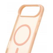 Силиконовый чехол MATTE с поддержкой MagSafe для iPhone 17 AIR dusty pink