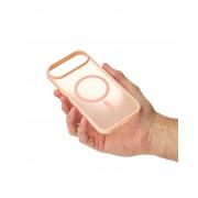 Силиконовый чехол MATTE с поддержкой MagSafe для iPhone 17 AIR dusty pink
