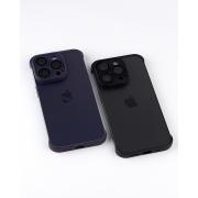 Силиконовая накладка CornerPad 3in1 для iPhone 15 фиолетовый