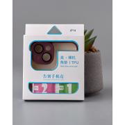 Силиконовая накладка CornerPad 3in1 для iPhone 14 бордовый