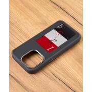 Силиконовый чехол NFC для iPhone 15 Pro черный