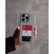 Силиконовый чехол NFC для iPhone 15 Pro серый