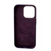 Силиконовый чехол OrigCase "Colors" with MagSafe для iPhone 14 Pro Elderberry