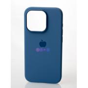 Силиконовый чехол OrigCase "Colors" with MagSafe для iPhone 15 Winter Blue