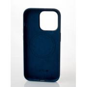 Силиконовый чехол OrigCase "Colors" with MagSafe для iPhone 15 Storm Blue