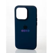 Силиконовый чехол OrigCase "Colors" with MagSafe для iPhone 15 Plus Storm Blue