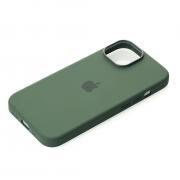 Силиконовый чехол OrigCase "Colors" with MagSafe для iPhone 15 Cypress