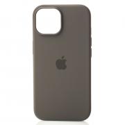 Силиконовый чехол OrigCase "Colors" with MagSafe для iPhone 15 Plus Clay