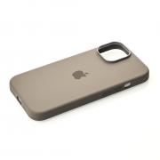 Силиконовый чехол OrigCase "Colors" with MagSafe для iPhone 15 Plus Clay