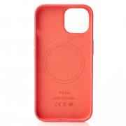 Силиконовый чехол OrigCase "Colors" with MagSafe для iPhone 15 Plus Guava