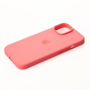 Силиконовый чехол OrigCase "Colors" with MagSafe для iPhone 15 Pro Max Guava