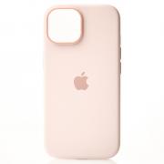 Силиконовый чехол OrigCase "Colors" with MagSafe для iPhone 15 Pro Max Light Pink
