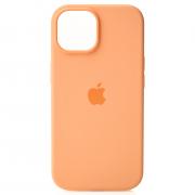 Силиконовый чехол OrigCase "Colors" with MagSafe для iPhone 15 Plus Orange Sorbet
