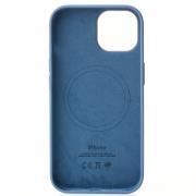 Силиконовый чехол OrigCase "Colors" with MagSafe для iPhone 15 Plus Winter Blue