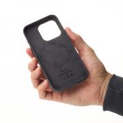 Силиконовый чехол OrigCase "Colors" with MagSafe для iPhone 15 Plus Black