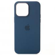 Силиконовый чехол OrigCase "Colors" with MagSafe для iPhone 14 Pro Storm Blue