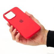 Силиконовый чехол OrigCase "Colors" with MagSafe для iPhone 14 Pro Red