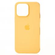 Силиконовый чехол OrigCase "Colors" with MagSafe для iPhone 14 Pro Sunglow