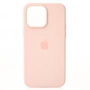Силиконовый чехол OrigCase "Colors" with MagSafe для iPhone 14 Pro Chalk Pink
