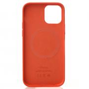 Силиконовый чехол OrigCase "Colors" with MagSafe для iPhone 12 / iPhone 12 Pro Electric Orange