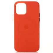 Силиконовый чехол OrigCase "Colors" with MagSafe для iPhone 12 Pro Max Electric Orange