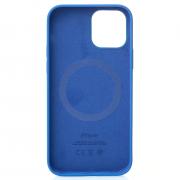 Силиконовый чехол OrigCase "Colors" with MagSafe для iPhone 12 Pro Max Capri Blue