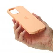 Силиконовый чехол OrigCase "Colors" with MagSafe для iPhone 12 Pro Max Cantaloupe