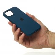 Силиконовый чехол OrigCase "Colors" with MagSafe для iPhone 13 Abyss Blue
